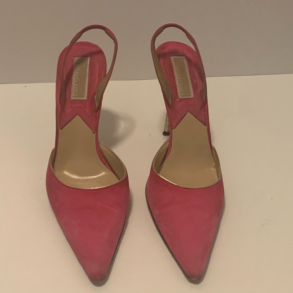 MICHAEL KORS HOT PINK HEELS - Picture 1 of 6